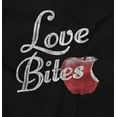 thumbnail image 2 of Love Bites Funny Single Valentine Day Women's Long Sleeve T Shirt Brisco Brands S, 2 of 6