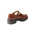 thumbnail image 5 of TMA EYES Chunky Platform T-Strap Hollowed-Out Loafer Vintage Round Toe Women's Single Shoes, 5 of 7