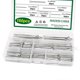 thumbnail image 1 of 160Pcs 6 Size 304 Stainless Steel Cotter Pin Clip Key Fastener Fitting Assortment Kit for Car Mechanic Garden, 1 of 4