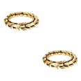 thumbnail image 3 of Thinsony Distinctive Gothic Punk Dragon Scale Bangle 48 inches Cool and Contemporary Gold 9.05 Inch 2Set, 3 of 6