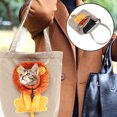 thumbnail image 4 of Bolsa de lona plegable para gatos, diseño de león en 3D, ideal para transportar mascotas, 4 of 6