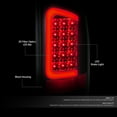 thumbnail image 2 of DNA Motoring TL-DRAM05-LED-3D-BK-CL For 2002 to 2006 Dodge Ram 3rd Gen Pair of 3D LED Brake Tail Lights (Black Housing Clear Lens) 03 04 05, 2 of 5