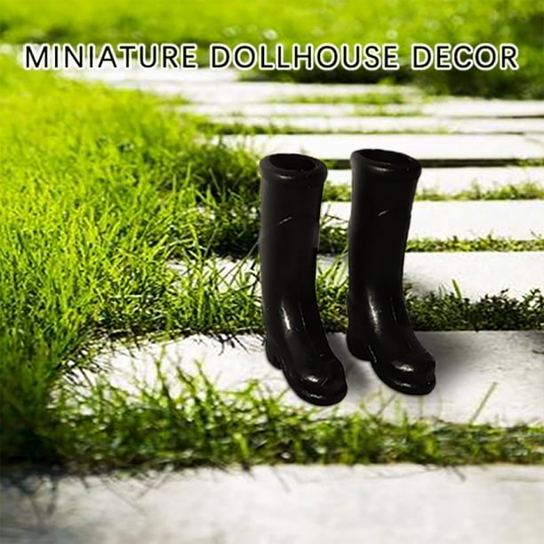 2 Pcs Banc de Maison de Poupée Mini Banc Mini Parc Jardin Patio Banc d'Accoudoir Non Peint
