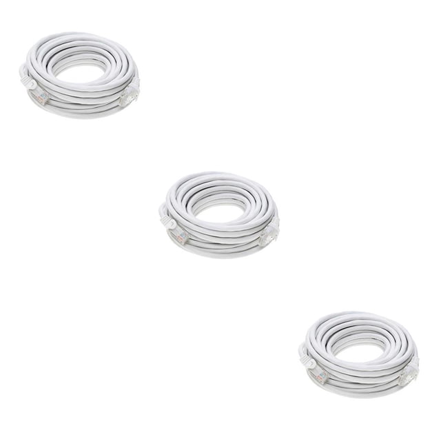Wisewang CAT6 Network Cable 550Mhz Bandwidth High -speed Ethernet Internet LAN Cable with Male Connector for Laptop Router Cables 4 5 meter 3Set