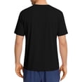 thumbnail image 3 of Domuza Scrubs for Men Classic Fit Mens Scrubs Top V-Neck Short Sleeve Nursing Uniform Shirt with Pockets Black L, 3 of 5