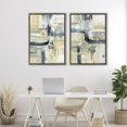 thumbnail image 2 of Stupell Industries Expressive Neutrals Composition 2 Piece Brown Framed Floater Canvas Set design by Lisa Ridgers, 31 x 21, 2 of 9