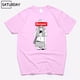 thumbnail image 4 of Camiseta de algodón con estampado negro de Senpai Anime Girl Nerdy para hombre, camiseta de manga corta para mujer, camiseta de algodón, ropa unisex Harajuku, 4 of 5