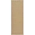 thumbnail image 7 of BoutiqueRugs Tolla Bohemian Jute and Cotton Natural Fiber Area Rug - Boho High Low Textured Geometric Area Rug for Living Room, Bedroom - Machine Washable - Beige, Cream 6'6" x 9' (6x9 Area Rug), 7 of 7
