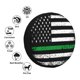 thumbnail image 4 of Fotbe American Flag Funda de Llanta de Repuesto con Estampado, Engrosada, Ajuste Universal para Jeep, Remolque, RV, SUV, Camión-14 inch, 4 of 6