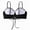 A121-Black, variant on Women Bikini Top - Full Coverage Bathing Suit Top Push Up Swimsuit Tops Large Bust Swim Tops No Bottom White,S