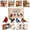 06#-Tiny 3D Beaded Animal DIY Kit, variant on Tiny 3D Beaded Animal DIY Kit, Easy DIY Beading Embroidery Kit with 4 Cute Designs, Pre-sorted Beads Craft Kit, Portable Handcraft Making Set Suitable for All Skill Level Crafters