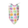 thumbnail image 2 of TIELUTT Easter Dog Bandana Triangle Pet Scarf Easter Bunny Rabbit And Egg Pet Bandana for Small Medium Dogs Cats Accessories Leather Dog Dog Color Dog Custom Custom Dog Easter Dog Bow Tie, 2 of 7