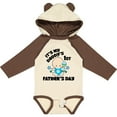 thumbnail image 3 of Inktastic Its My Daddys 1st Fathers Day with Baby and Stars Boys or Girls Long Sleeve Baby Bodysuit, 3 of 5