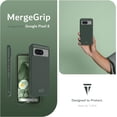 thumbnail image 7 of TUDIA MergeGrip Google Pixel 8 Case Droptested Dual Layer Tough Heavy Duty - Pine Green, 7 of 7
