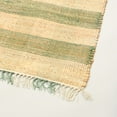 thumbnail image 4 of Expobazaar Artisan Hand Woven Jute & Cotton Green Plaid Rug | 6X9 ft | Eco-Friendly | Modern Home Décor | Comfortable & Stylish, 4 of 9