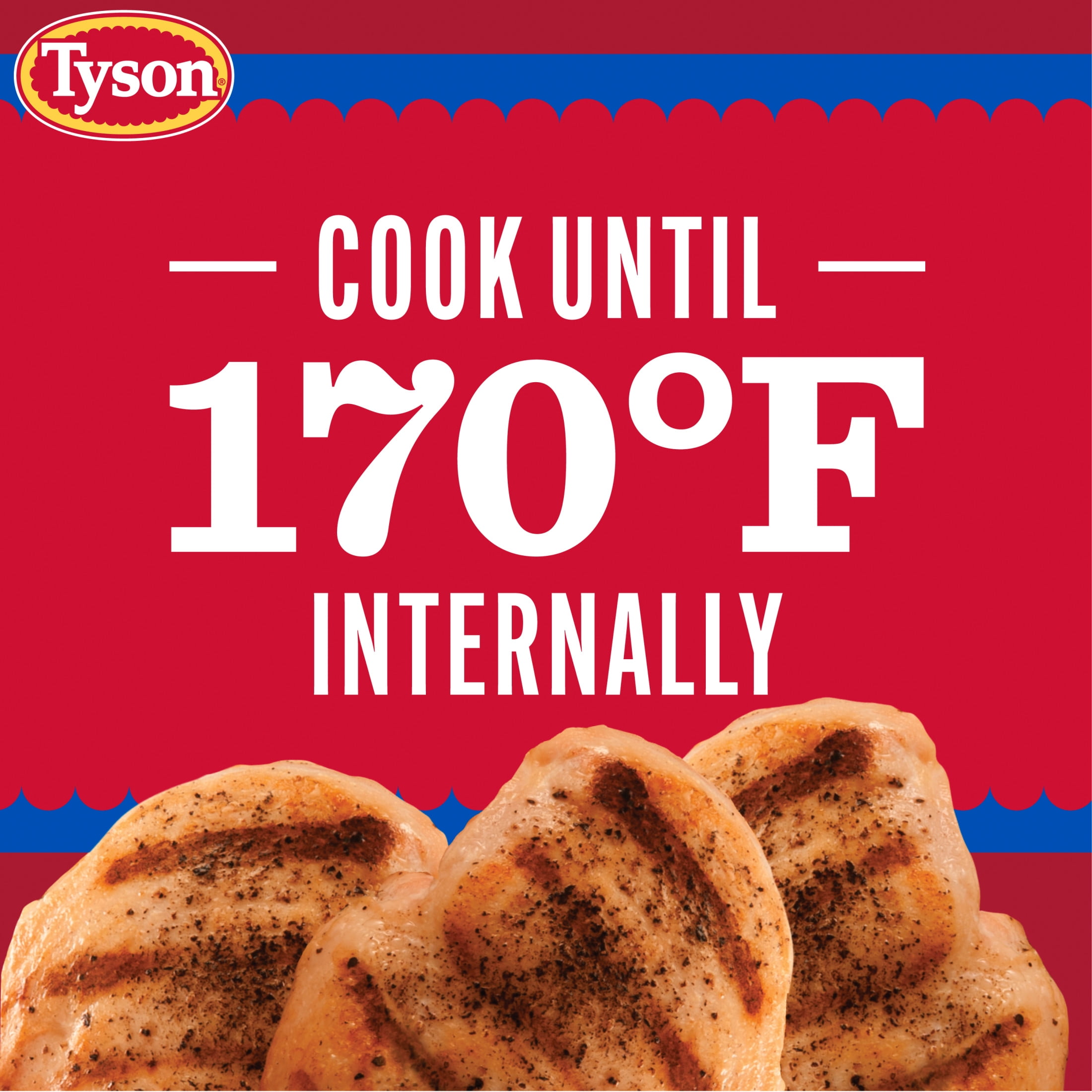 Tyson All Natural, Fresh, Boneless, Skinless Chicken Breasts, 1.0 - 3.3 lb Tray