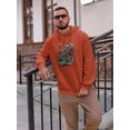 thumbnail image 2 of Rat Fink Rock N Roll Trucker Hoodie Men -T-Line Designs, Male 3X-Large, 2 of 4