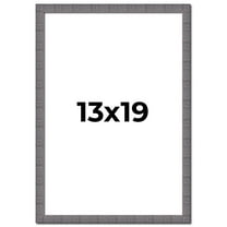 13x19 Frame Blue Kingsley Pewter Solid Wood Picture Frame Width 0.75 Inches |Interior Depth 0.5