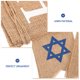 thumbnail image 5 of KAKOWELY Banderines con letras de FELIZ HANUKKAH, decoración de arpillera de lino, banderines de cola de golondrina, suministros para fiestas, 5 of 5