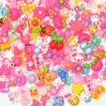 thumbnail image 2 of SURJDE LibiIine 100pcs Mix Lots Flatback Resin Buttons Flat Back Scrapbooking Resin Flatback Craft, 2 of 5