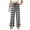 Black, variant on Dakiuu Family Matching Christmas Plaid Flannel Baggy Loungewear Pants Adult Kids Buffalo Elastic High Waist Wide Leg Pajama Bottoms Loose Casual Sleep Trousers for Women Men Boys Girls All Ages