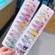 thumbnail image 4 of Sanrio-Pinzas para el pelo para niños, accesorios Kawaii Kuromi Hello Kitty Melody Cinnamoroll, horquillas, pasadores, Bb Clip, 10 pares, 4 of 4
