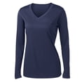 thumbnail image 6 of Yellow Rooster Women's Long Sleeve PosiCharge Competitor V-Neck Tee True Navy 4XL, 6 of 7