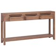 thumbnail image 2 of vidaXL Console Table 145x30x80 cm Solid Teak Wood, 2 of 5
