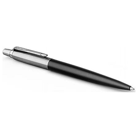 UPC: 3501179532073 | Parker Jotter Retractable Ballpoint Pen  Black Barrel W/ Blue Ink  Medium