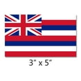 thumbnail image 2 of Hawaii - United State of America State Flag Vinyl Decal Sticker Car Window Bumper 5 X 3 Inches, 2 of 3