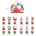 thumbnail image 4 of 12Pcs Christmas Party Decoration Set With Plaque Honeycomb Ornament Home Decor, 4 of 7