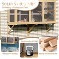 thumbnail image 2 of Magic Union Catio Large Cat Window Box, Wooden Cat Window Perch Enclosure W/4 Platform & 3 Door for Sunbathing, Overlooking, Expandable Cats Window Box with Tunnel Connection, All Weather Use, 2 of 11