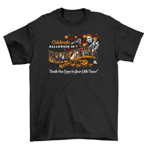 Greetings From Haddonfield T-Shirt: A Spooky And Stylish Souvenir Unisex, 100% Unisex S-5XL Hot Trending Shirt, Vintage Birthday Gift
