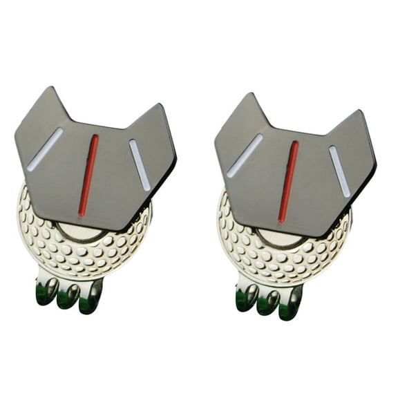 Golf Marker Hat Clip for Positioning Alignment, Player Position Marking Cap Badge, Suitable for All Golfers,D