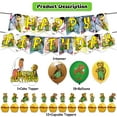 thumbnail image 2 of 32 Pcs For Corduroy Bear Theme Birthday Party Decorations and Supplies Set – Includes 1 Banner,1 Cake Topper, 12 Cupcake Toppers, and 18 Balloons for Festive Celebrations, 2 of 5