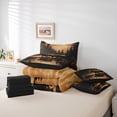 thumbnail image 5 of Manfei Teens Highland Cattle Bedding Comforter Set 7pcs, Farmhouse Animal Queen Bedding Sets, Rustic Countryside Reversible Queen Sheet Sets, Super Cozy Room Decor, 5 of 7