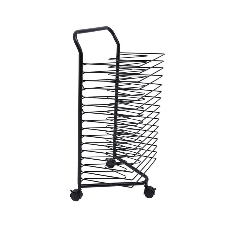 Metal Artwork Storage Display Rack Art Drying Rack w/Wheels For A2, A3 and  A4