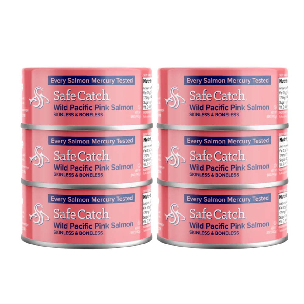 Safe Catch Canned Wild Pink Salmon Skinless and Boneless, Every Salmon