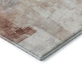 thumbnail image 3 of Addison Rugs Mayfield Premium Machine Washable Transitional Blocks Paprika Rectangle Rug, 3' X 5' Machine Washable Transitional Blocks Paprika Oversized Sherpa Throw Blanket, 3 of 7