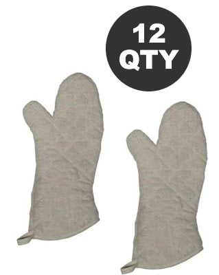 Commercial Restaurant 450F TEC13 12 pack  Oven Mitts/ Gloves 13" Terry Cloth 