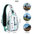 thumbnail image 5 of Crossbody Sling Backpack for Women Men Nautical Shoulder Sling Crossbody Casual Chest Bag for Travel Sports Running Hiking, 5 of 6