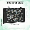 thumbnail image 7 of Renewold Electric Stove Cover Glass Stove Top Cover Heat Resistant Anti-slip Stovetop Protector Cover Cooktop Mat Extra Counter Space Extra Large, Dragonfly Flower Beautiful, 7 of 7
