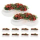 thumbnail image 1 of 10 piezas de muebles de casa de muñecas en miniatura, banca de parque con flores creativas, modelo de banca con plantas en maceta, decoraciones, miniaccesorios de jardín, 1 of 7