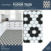 FloorPops Opaline 12 in. x 12 in. Peel and Stick Virgin Vinyl Floor Tiles (10-Pack)
