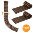 thumbnail image 2 of TidBay 8/12FT x 43cm Garden Pathway, Wooden Garden Pathway, Outdoor Roll Out Walkway Pathway, Wooden Garden Bridge Walking Passage for Patio, Lawn, Backyard, Beach, 2 of 6