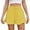 Yellow, variant on ZRBYWB Women's Shorts Women Casual Shorts Comfy Drawstring Lace Up Elastic Waist Summer With Pockets Wide Leg Shorts For Women Trendy