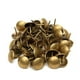 thumbnail image 1 of Tachuelas de tapicería antiguas, remaches decorativos de bronce, paquete de 100 11x11mm, 1 of 7