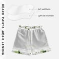 BZSMCE Beach Shorts Trunks Quick Dry Short Clover Green Tile Dwarf ...