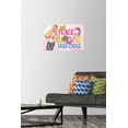 thumbnail image 2 of Jojo Siwa - Peace Love Unicorns Wall Poster with Push Pins, 14.725" x 22.375", 2 of 6