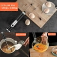 thumbnail image 6 of WOYUNG Milk Frother Handheld, with 2 Stainless Whisks, USB Rechargeable Hand Mixer, Black, 6 of 8